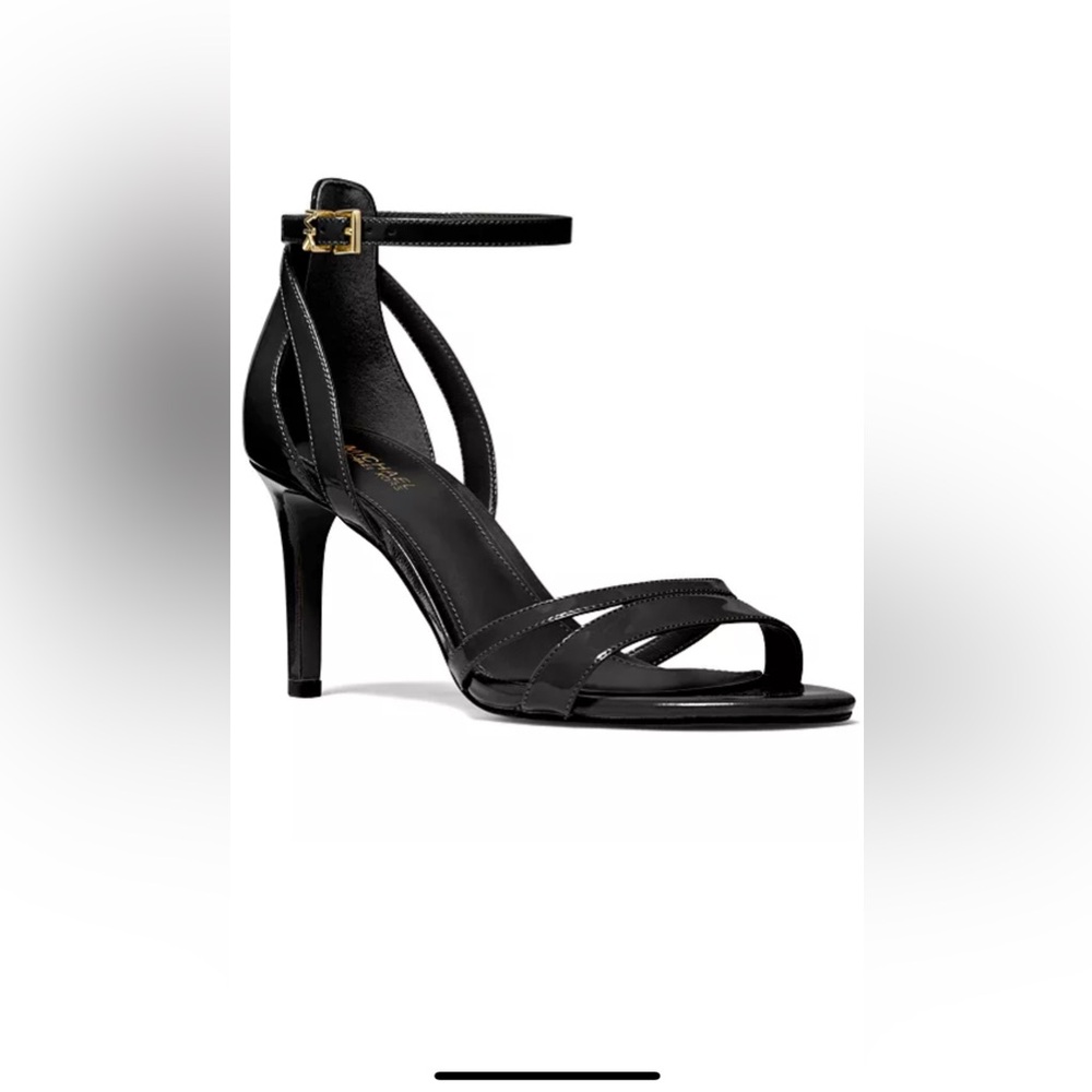 Michael Kors Black Strappy Stiletto Heels
